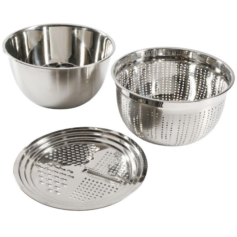 Juego De Bolws Oster Para Ensaladas Con Rallador Acero