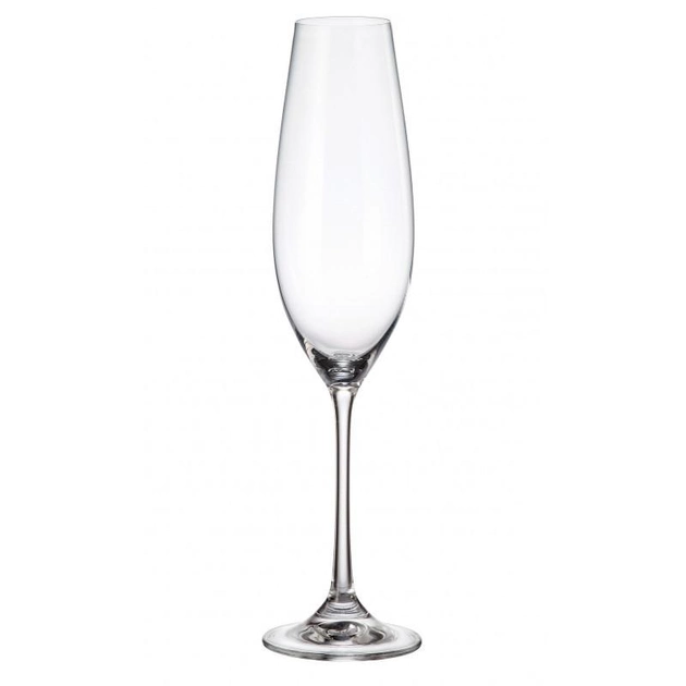 Juego De Copas Bohemia Columb 6 Pzas 260 Ml De Cristal Transparente