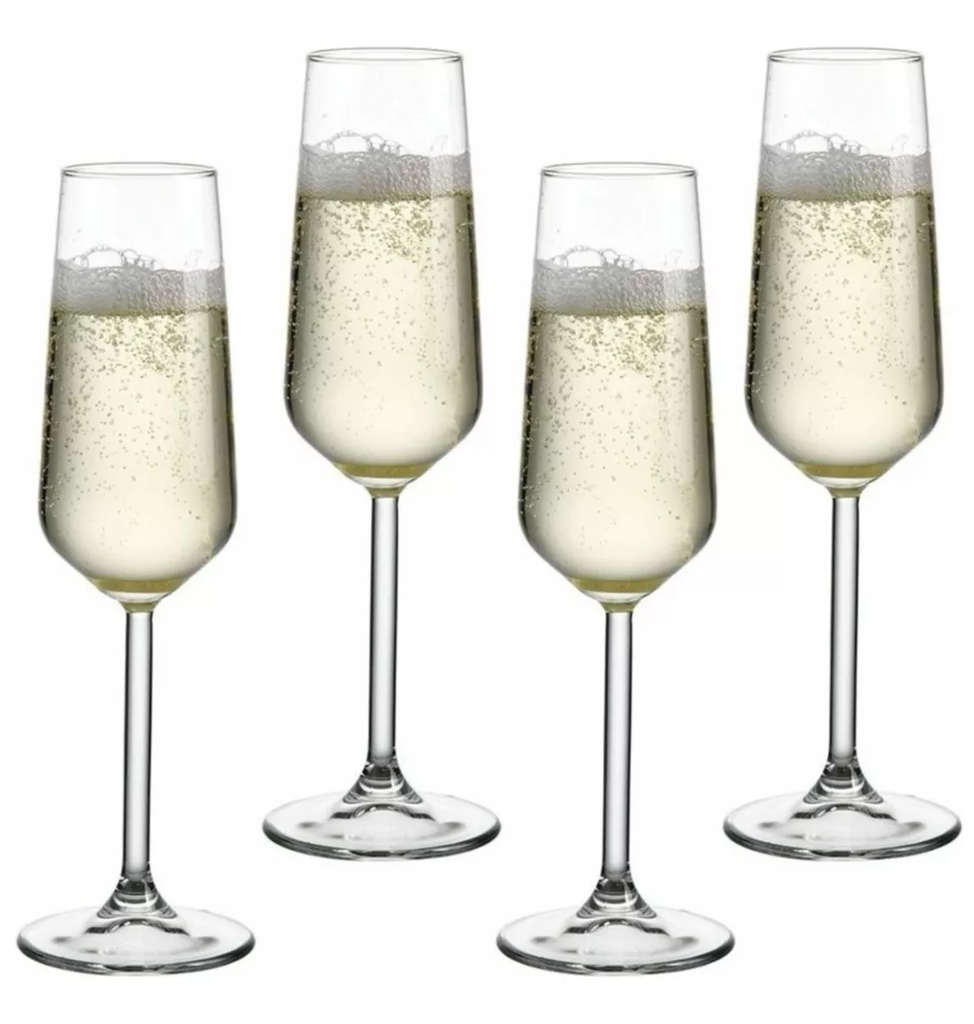 Juego De Copas Pasabahce Allegra 4 Pzas De Vidrio Transparente