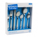 Juego De Cubiertos Gibson Everyday 24 Pzas Plateado