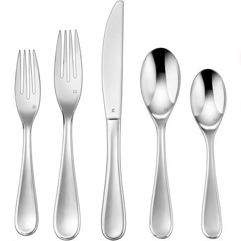 Juego De Cubiertos Cuisinart Elite Maree 20 Pzas Plateado