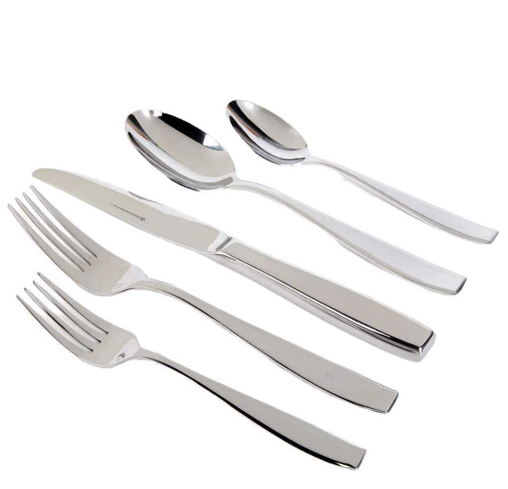 Juego De Cubiertos Gibson Home Castleford 20 Pzas Plateado