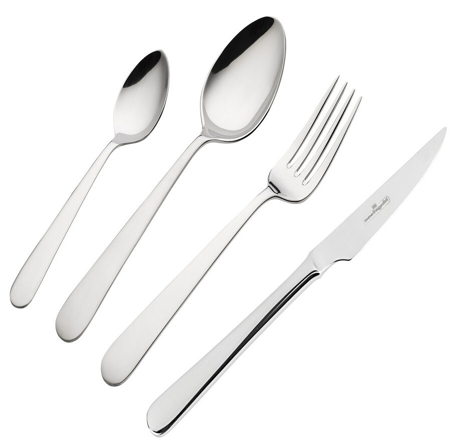 Juego De Cubiertos Magefesa 24 Pzas Plateado