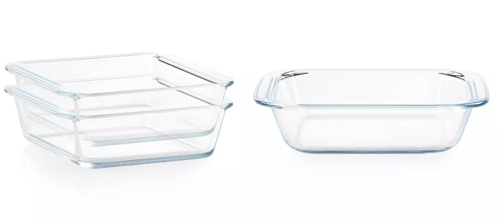 Juego De Recipientes Para Hornear Pyrex Littles Value Pack 3 Pzas Cuadrados