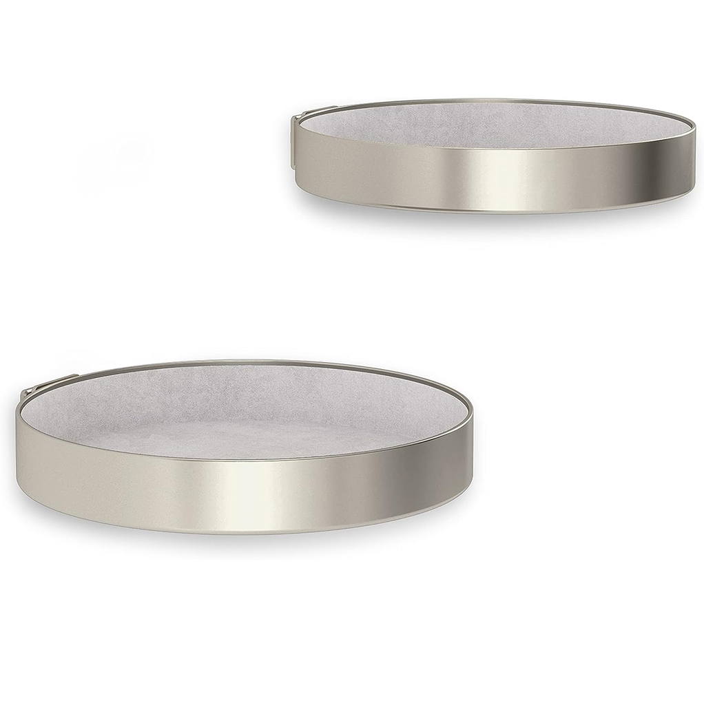 Juego De Estantes Umbra 2 Pzas Plateado