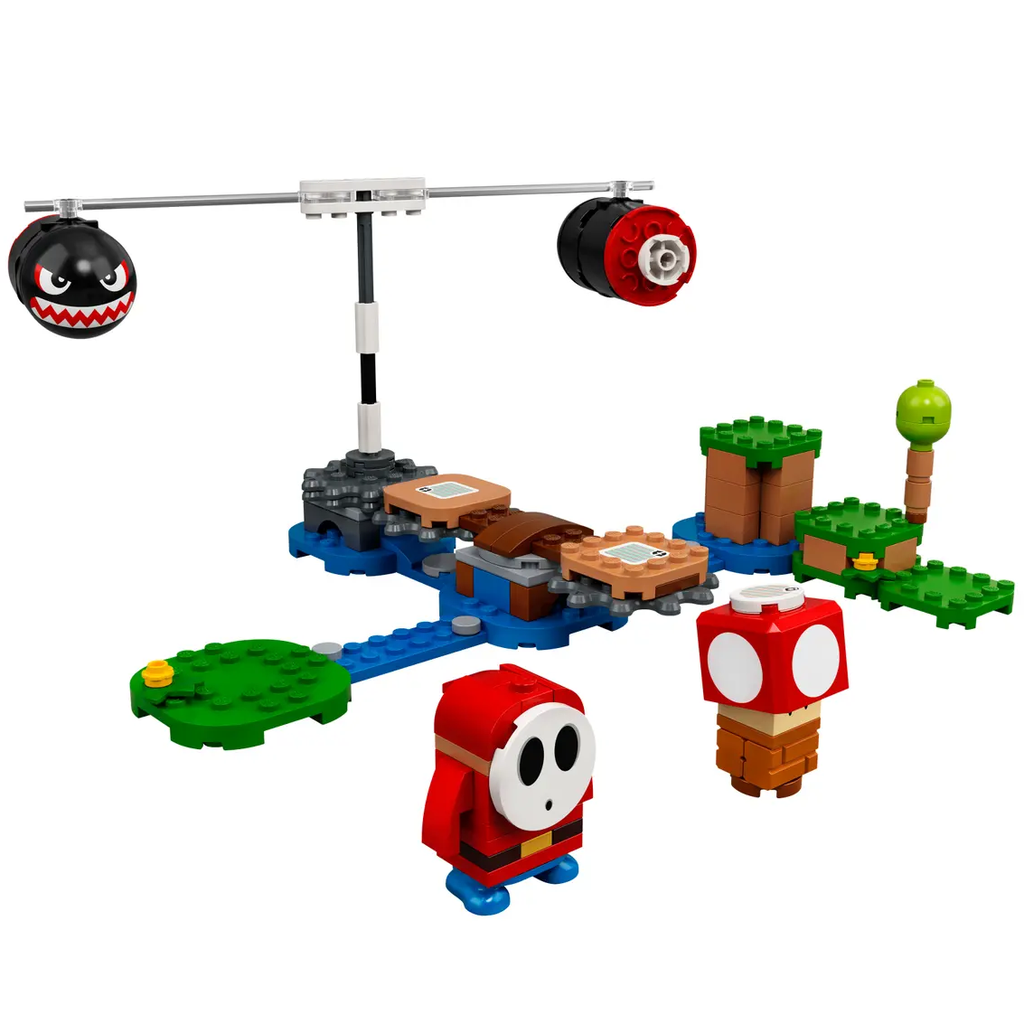 Set De Expansion Super Mario Lego Avalancha De Bill Balazos 132 Pzas Multicolor