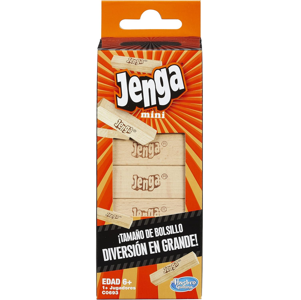 Juego De Mesa Jenga Mini Hasbro Marron