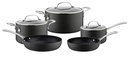 Juego De Ollas Magefesa Gourmet 8 Pzas Aluminio Anodizado Negro