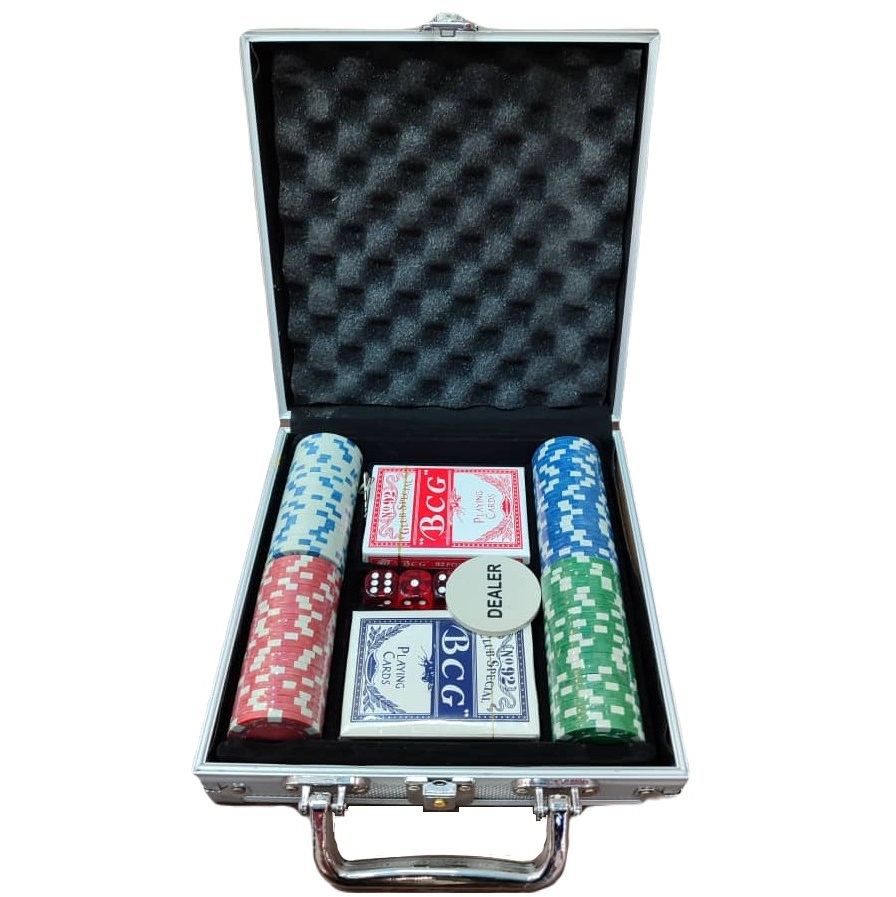 Juego De Poker Concepts 100 Pzas 23X21X6.5 Cm