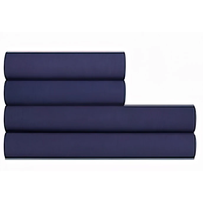 Juego De Sabanas Nautica Basic Full 4 Pzas Azul Marino