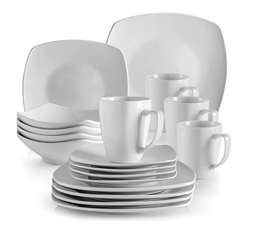 Juego De Vajilla Gibson Home 16 Pzas Blanco