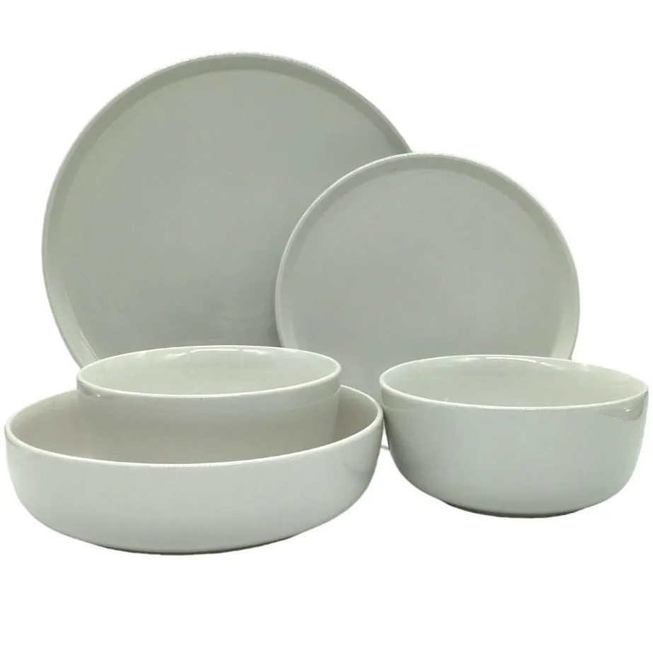Juego De Vajilla Gibson Home 16 Pzas De Ceramica Blanco