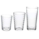 Juego De Vasos Pasabahce 18 Pzas De Vidrio Transparente