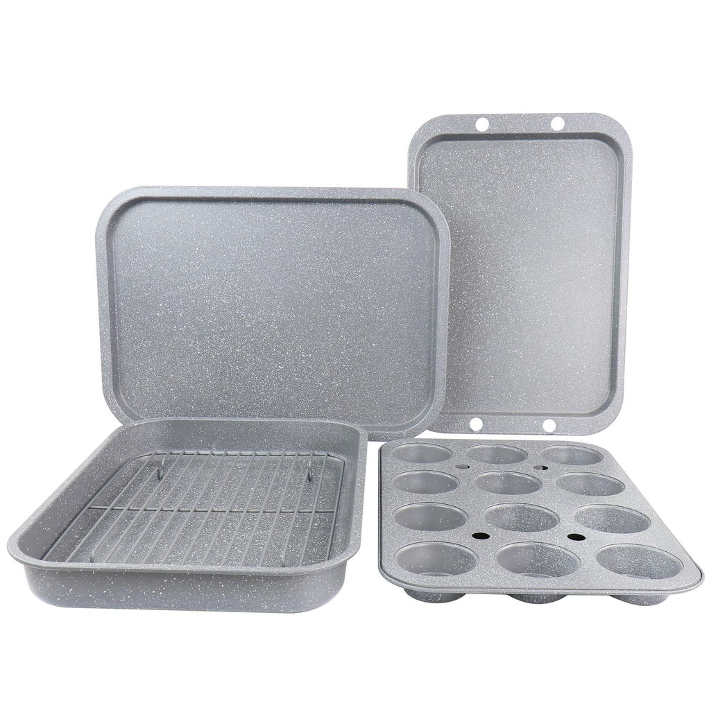 Juegos De Utensilios Para Hornear Oster Greystone 5 Pzas Antiadherentes Acero