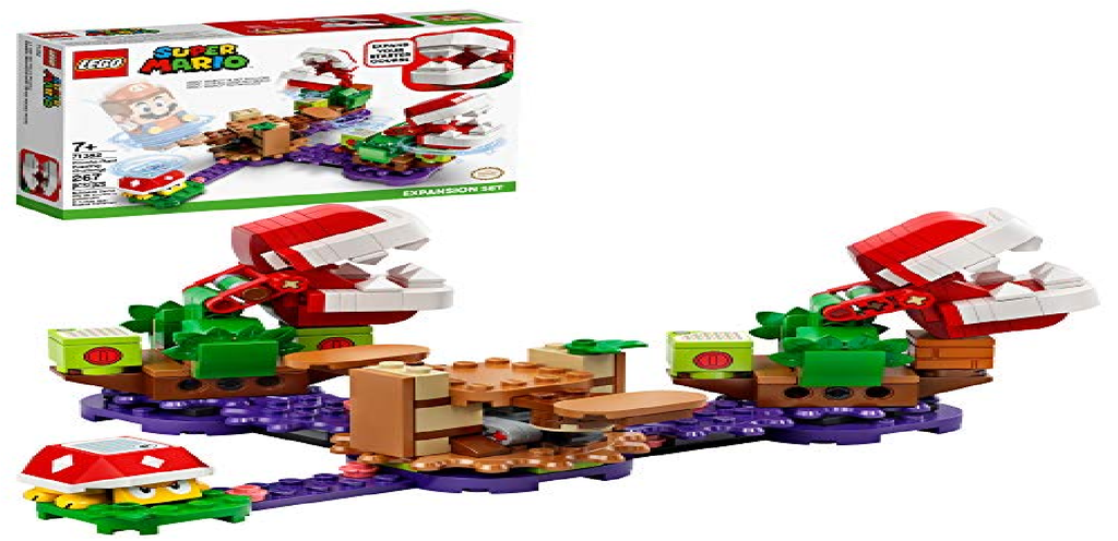 Set De Expansion Lego Super Mario Desafío Desconcertante De Las Plantas Piraña 267 Pzas Multicolor