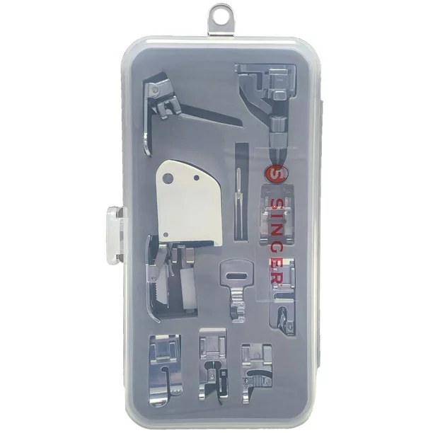 Kit De Prensatela Singer Road Show Con 9 Prensatelas 1 Aguja Doble Y 1 Estuche 037431884428