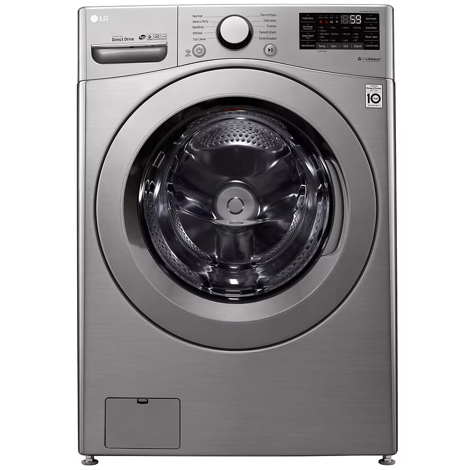 Lavadora Automatica 20 Kg LG Carga Frontal Inverter Plateado