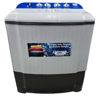 Lavadora Semi Automatica 10 Kg Accord Doble Tina Blanco