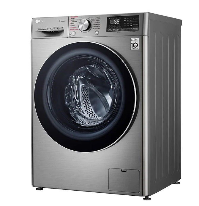 Lavaseca 12.7 Kg LG Carga Frontal 2 en 1 Inverter Gris