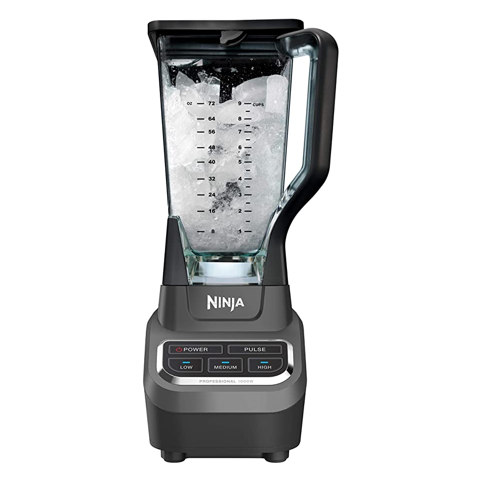 Licuadora Ninja Pro 2.1 Lts 4 Vel 3 Programas Auto Iq 1000W Negro