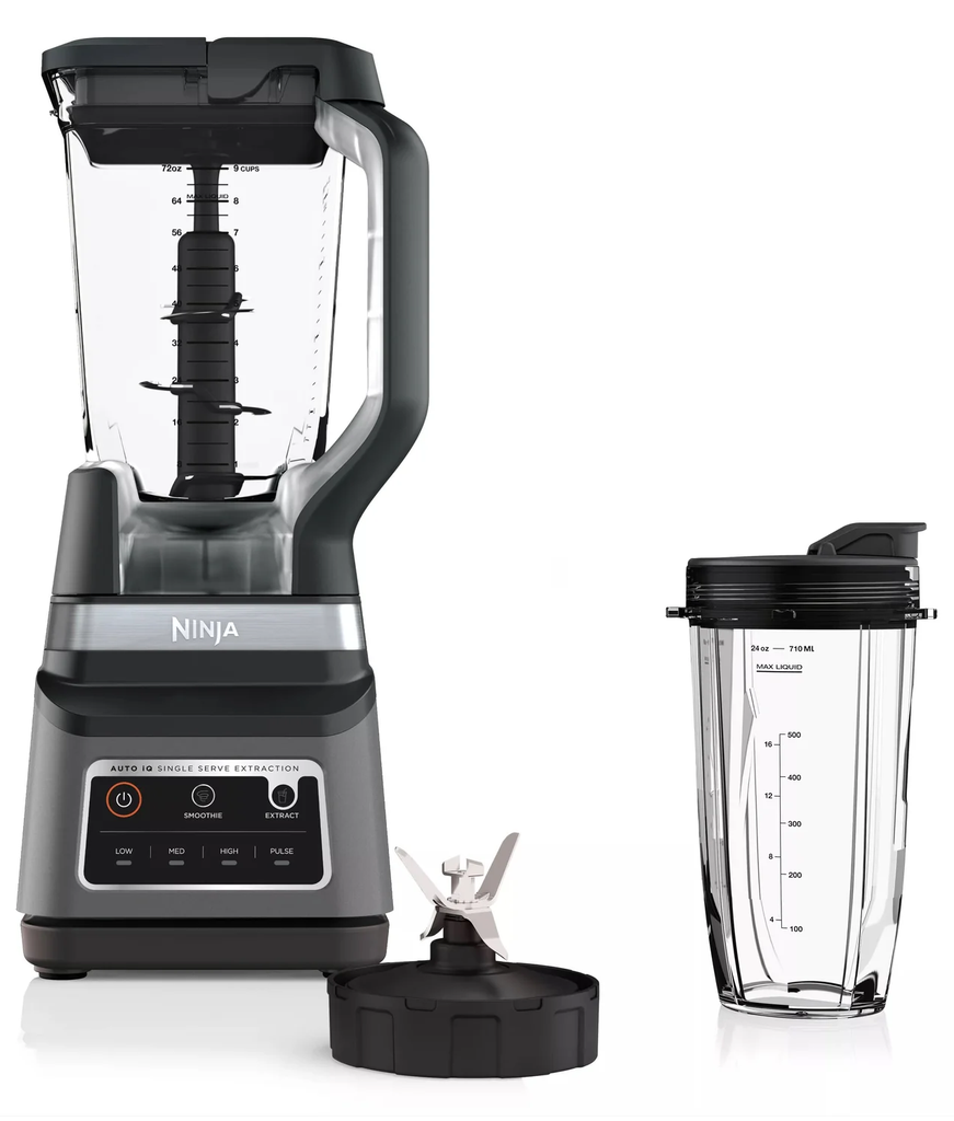 Licuadora Ninja Pro Plus 2 En 1 2.1 Lts 3 Programas 1400W Plateado