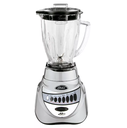 Licuadora Oster 1.4 Lts 12 Vel Vaso De Vidrio Funcion De Pulso 700W Plateado