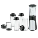 Licuadora Personal Cuisinart 950 Ml Portatil Con Acc 350W Negro Y Plateado
