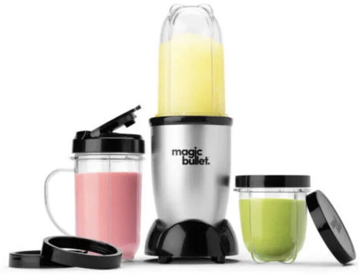 Licuadora Personal Magic Bullet 570 Ml Con Acc 250W Plateado