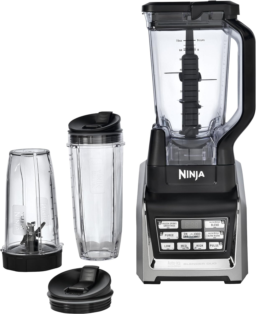 Licuadora Personal Ninja Nutri Pro 700 Ml Vel Multiples Auto Iq 1100W Plateado