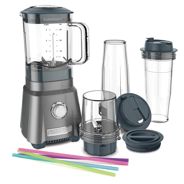 Licuadora Cuisinart Hurricane 1 Lt Funcion De Pulso Con Acc 500W Plateado