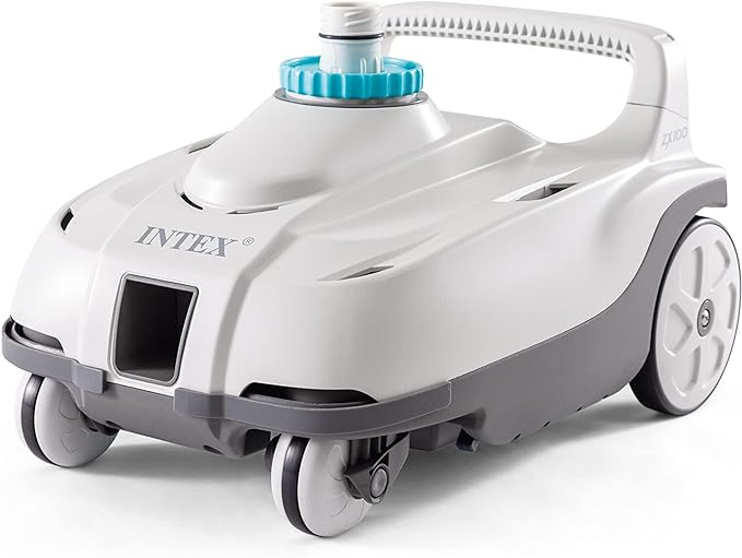 Limpiador De Piscina Intex Automatico Con Filtro Gris Y Blanco