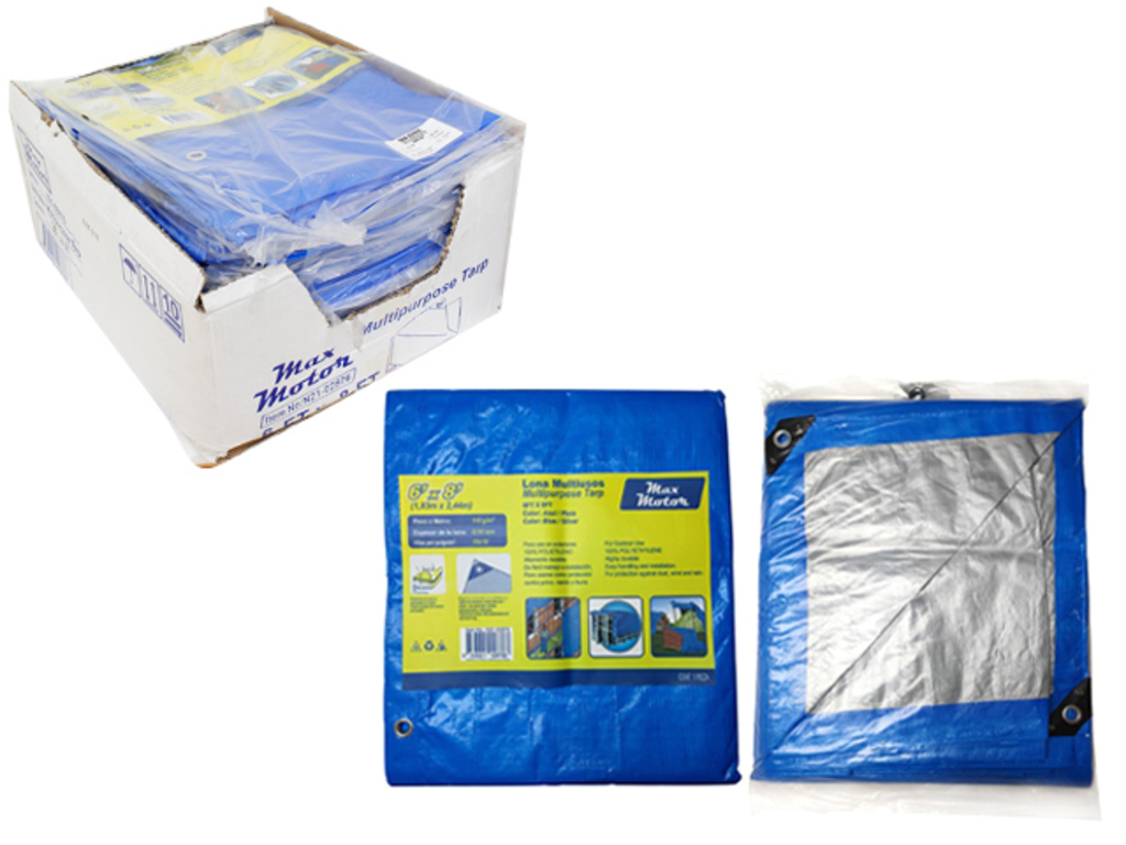 Lona Multiusos Max Motor 5.48X6.10 Mts Azul