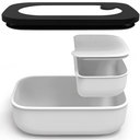 Envase Guzzini Store&Go Con Recipiente Encajable Blanco Y Negro