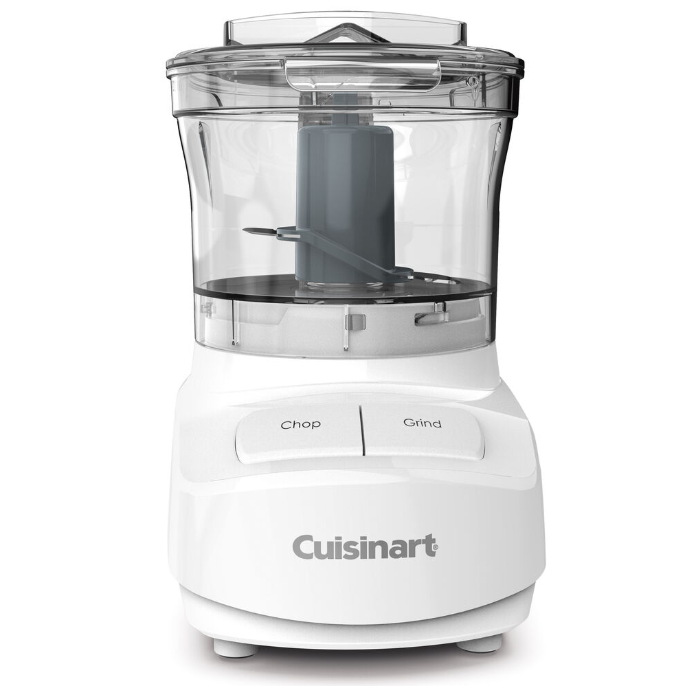 Mini Procesador De Alimentos Cuisinart 3 Tazas 2 Vel Con Cuchilla SmartPower 250W Blanco