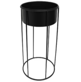 Macetero Decore 65.5 Cm Negro