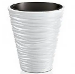 Macetero Prosperplast 34.5x38.5 Cm Blanco