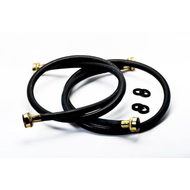 Manguera Con Empacadura Whirlpool Para Lavadoras Negro