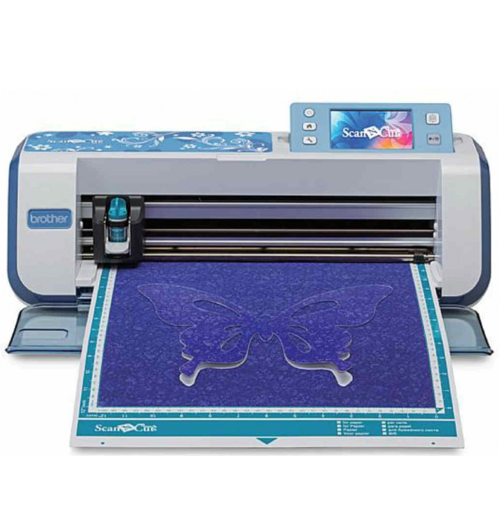 Maquina De Corte Brother Con Escaner Edicion En Pantalla Tactil A Color Funcion Soldadura Azul