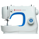 Maquina De Coser Singer Portatil 23 Puntadas Enhebrado Automatico Con Acc Blanco Y Azul