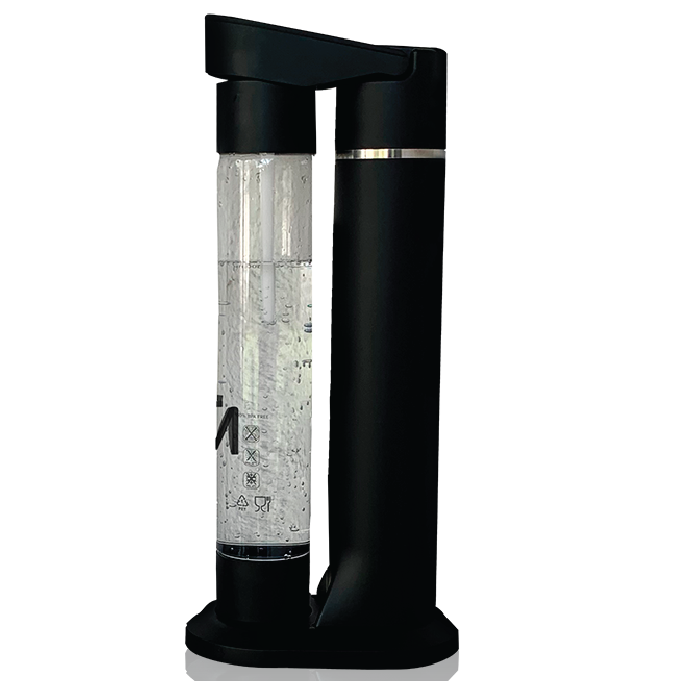 Maquina Gasificadora Maim Soda 850 Ml Con Botella Sin BPA Negro