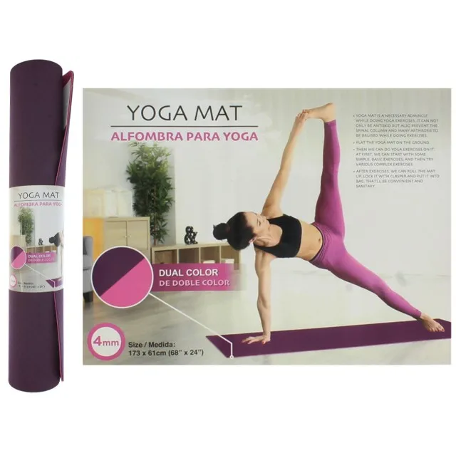 Mat De Yoga Four Sport 173X61X0.4 Cm Rosado