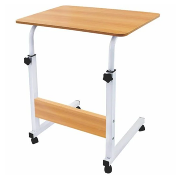 Escritorio Portatil Con ruedas Y Altura Regulable Cm Marron