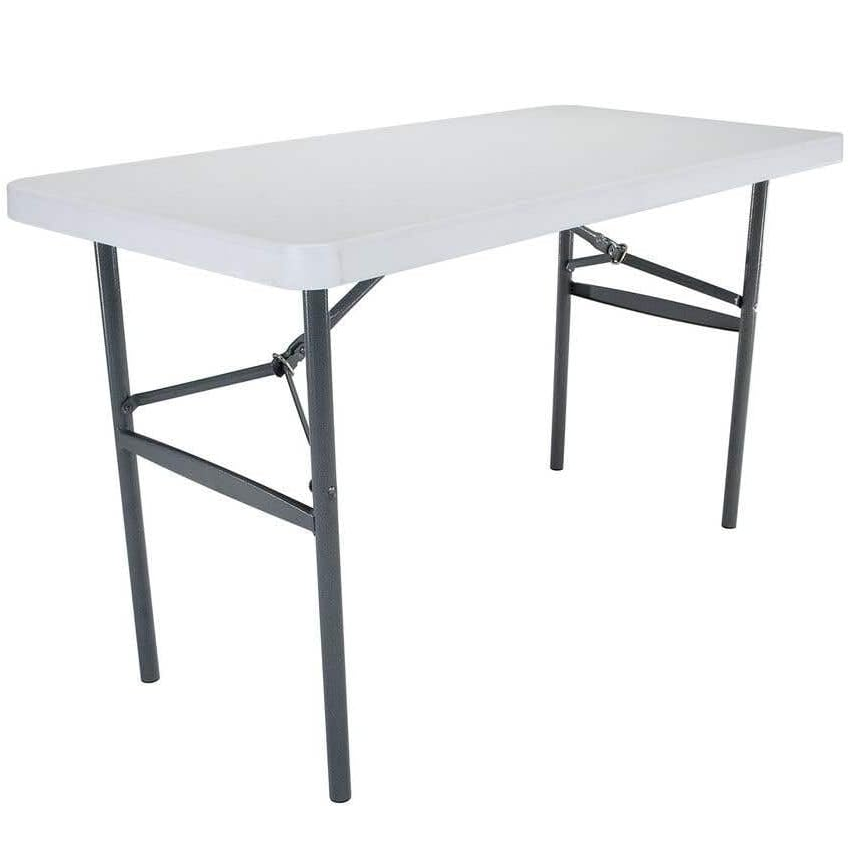 Mesa Plegable Lifetime Rectangular 123 Cm Blanco