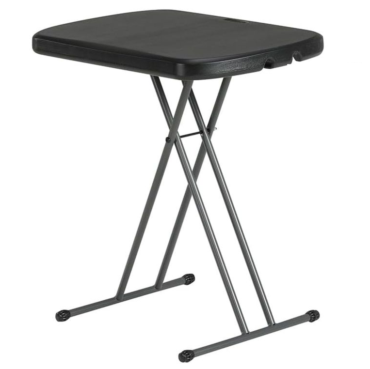 Mesa Plegable Lifetime 66X66X45 Cm Negro
