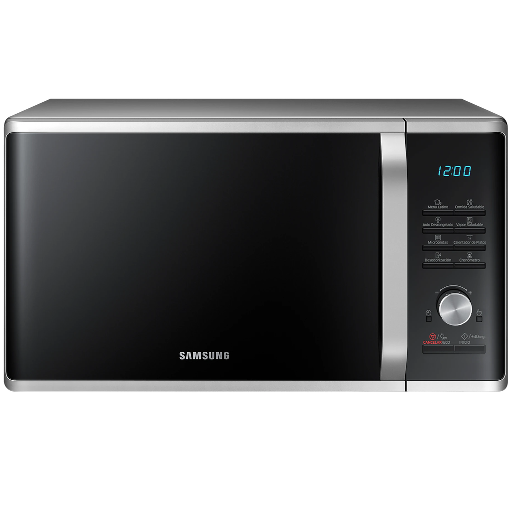 Microondas 0.9 Pies Samsung Interior Ceramico Acero