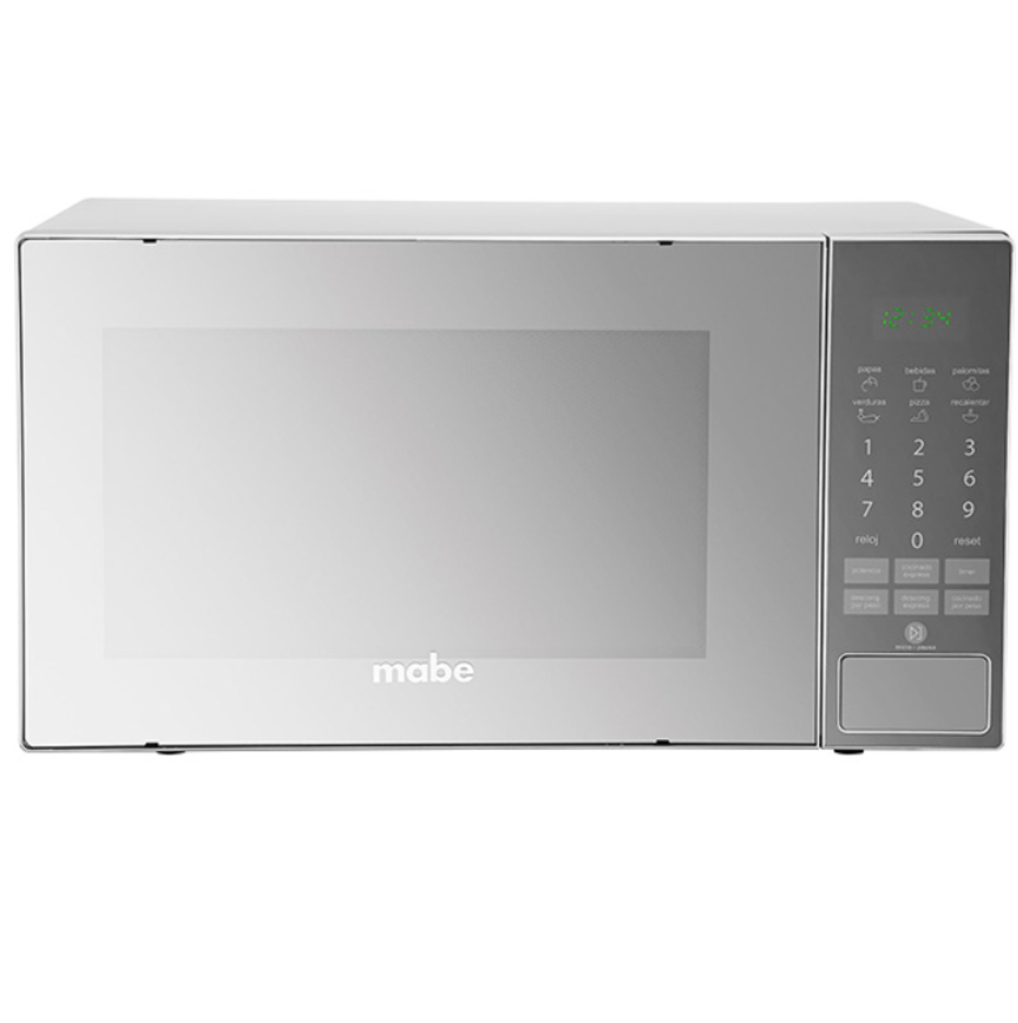 Microondas 1.1 Pies Mabe Programas Especiales Espejo Gris