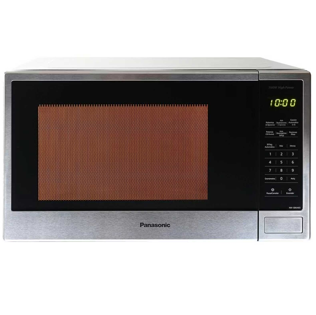 Microondas 1.3 Pies Panasonic 7 Menus Preestablecidos Plateado