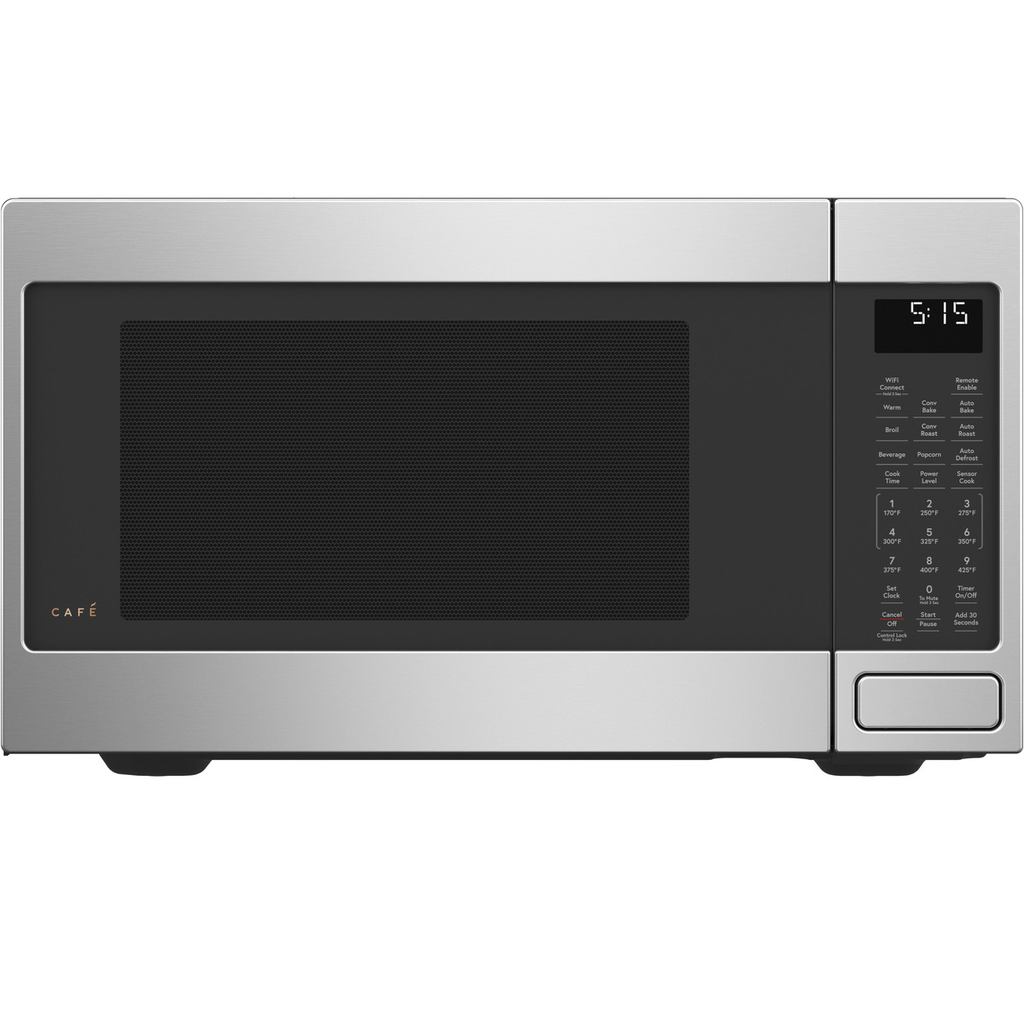 Microondas 1.5 Pies Cafe Smart De Conveccion Controles De Coccion Con Sensores Acero