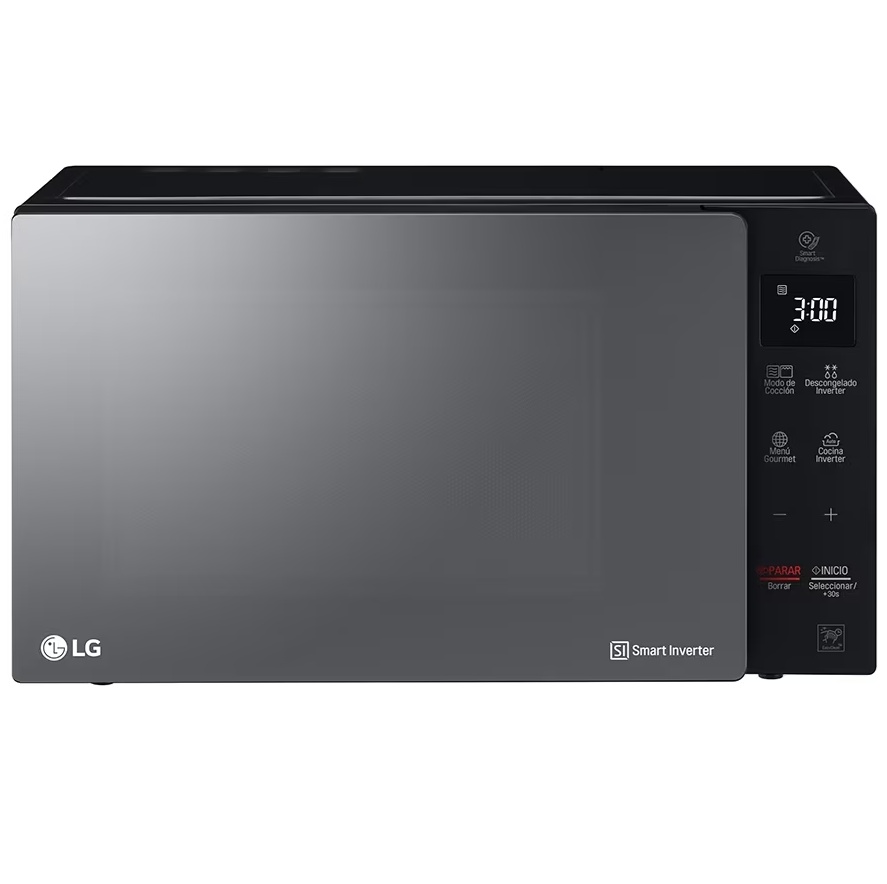 Microondas 1.5 Pies LG NeoChef Inverter Grill Con EasyClean Espejo Negro