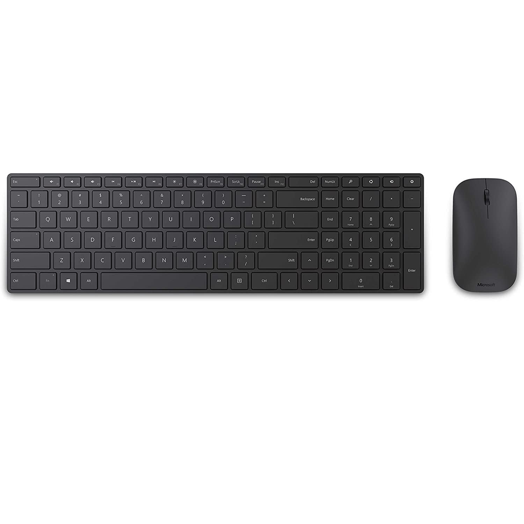 Combo Teclado Y Mouse Microsoft Inalambricos Negro